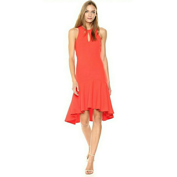 Trina Turk High-Low Petal Dress - Picture 2 of 11